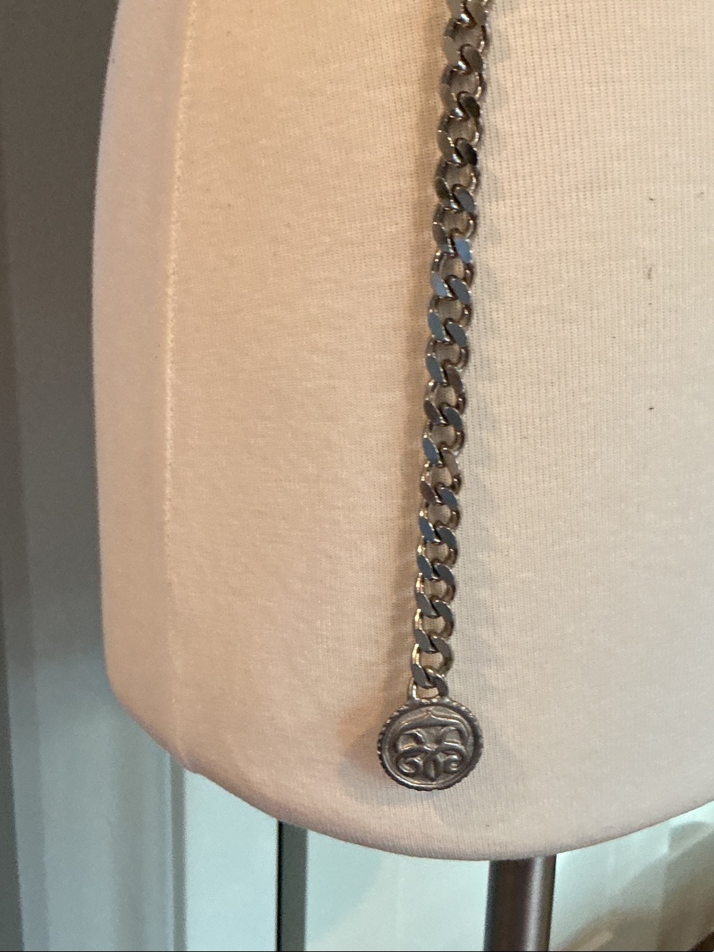 Layered Silver Coin Chain Waist Belt - Picture 5 of 5